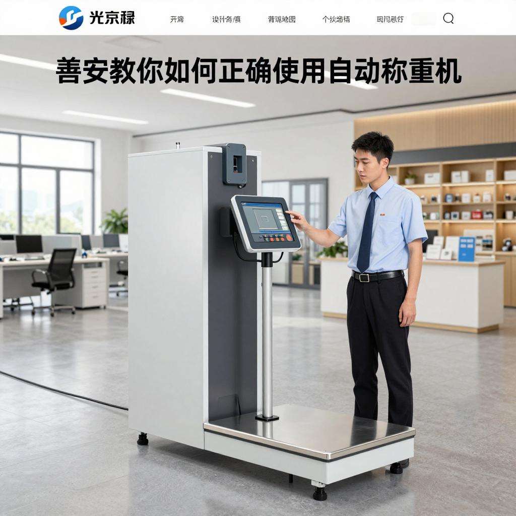 善安教你如何正确使用自动称重机