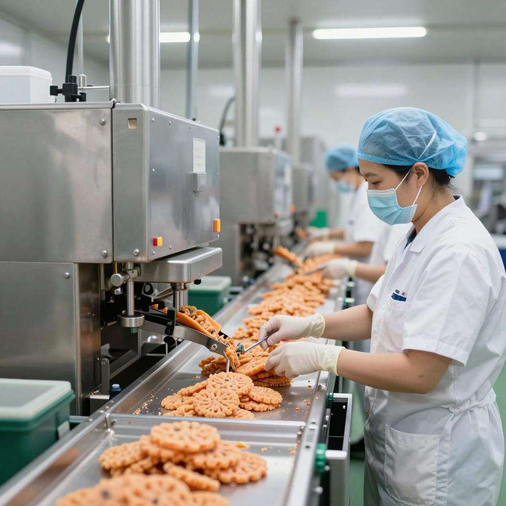 为什么食品生产线都需要一台在线称重机第一张图