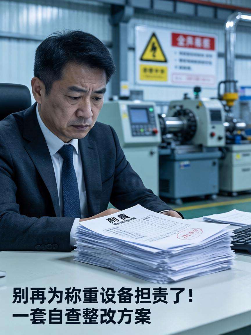 别再为称重设备担责了！一套自查整改方案，让主体责任真正落地