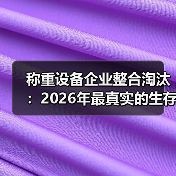 称重设备企业整合淘汰：2026年最真实的生存指南（图3）
