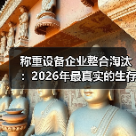 称重设备企业整合淘汰：2026年最真实的生存指南（图2）