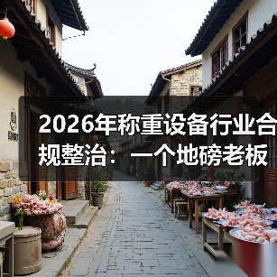 2026年称重设备行业合规整治：一个地磅老板花3个月才想明白的事（图3）