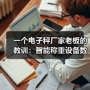 一个电子秤厂家老板的教训：智能称重设备数字化转型（图1）