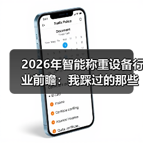 2026年智能称重设备行业前瞻：我踩过的那些坑（图1）