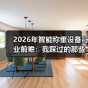 2026年智能称重设备行业前瞻：我踩过的那些坑（图2）