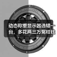 动态称重显示器选错一台，多花两三万冤枉钱（图2）