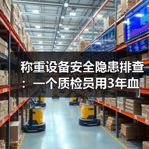 称重设备安全隐患排查:一个质检员用3年血泪换来的5条保命经验(图3) 称重设备安全隐患排查:一个质检员用3年血泪换来的5条保命经验(图3)