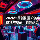 2026年最新称重设备事故预防规范，看完少走3年弯路