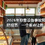 2026年称重设备事故预防规范：一个差点让我赔掉6万块的