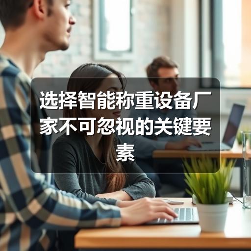 选择智能称重设备厂家不可忽视的关键要素