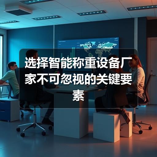 选择智能称重设备厂家不可忽视的关键要素