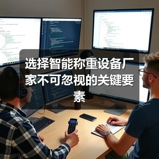选择智能称重设备厂家不可忽视的关键要素
