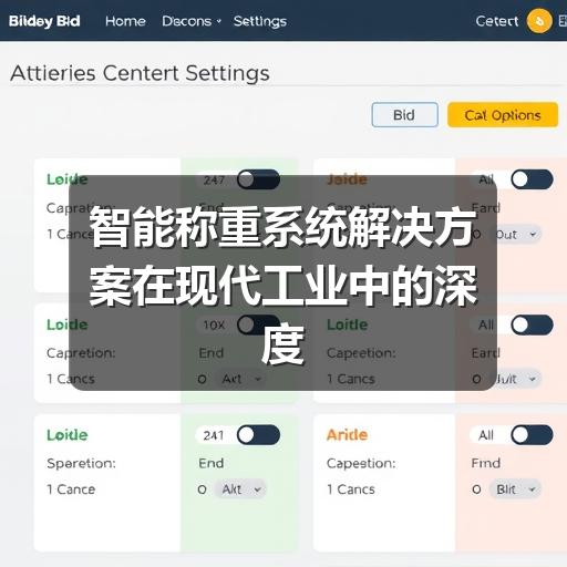 智能称重系统解决方案在现代工业中的深度应用与价值解析(图3) 智能称重系统解决方案在现代工业中的深度应用与价值解析