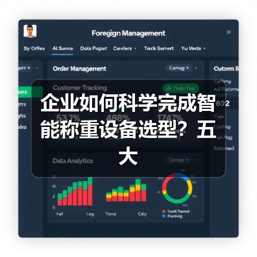 企业如何科学完成智能称重设备选型?五大关键维度解析(图3) 企业如何科学完成智能称重设备选型?五大关键维度解析