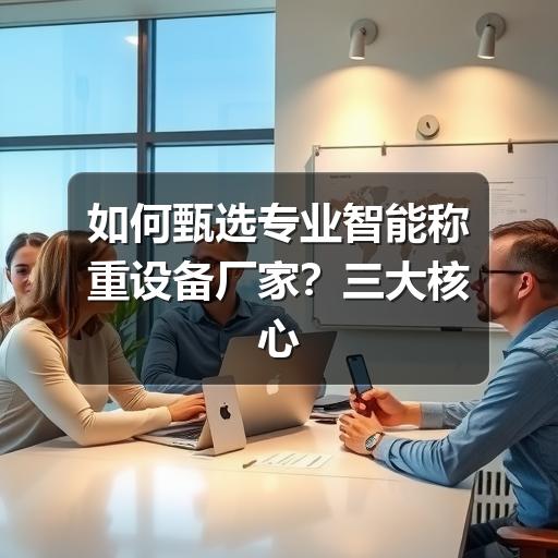 如何甄选专业智能称重设备厂家?三大核心指标助你避坑(图1) 如何甄选专业智能称重设备厂家?三大核心指标助你避坑