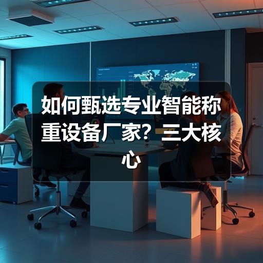 如何甄选专业智能称重设备厂家?三大核心指标助你避坑(图3) 如何甄选专业智能称重设备厂家?三大核心指标助你避坑