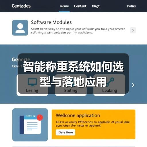 智能称重系统如何选型与落地应用