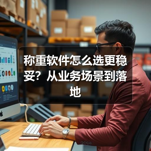 称重软件怎么选更稳妥?从业务场景到落地维护的实用指南(图1) 称重软件怎么选更稳妥?从业务场景到落地维护的实用指南