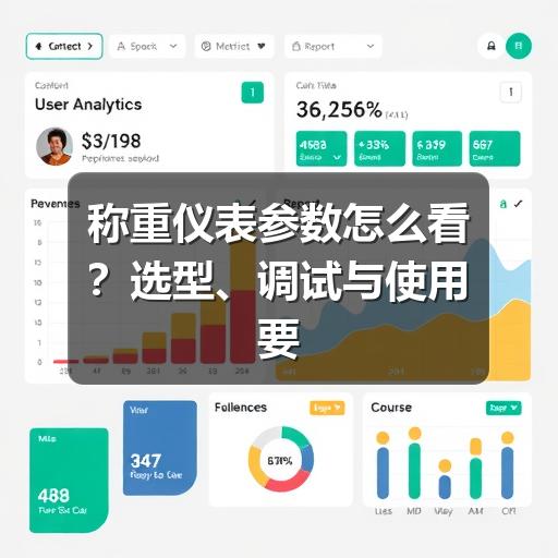 称重仪表参数怎么看？选型、调试与使用要点说明