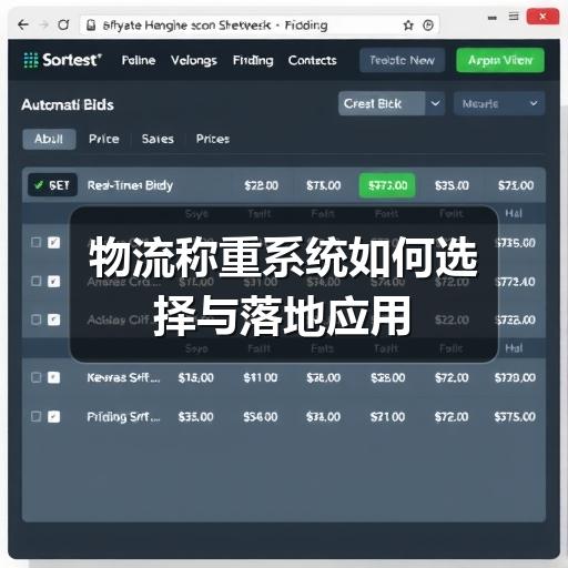 物流称重系统如何选择与落地应用(图3) 物流称重系统如何选择与落地应用