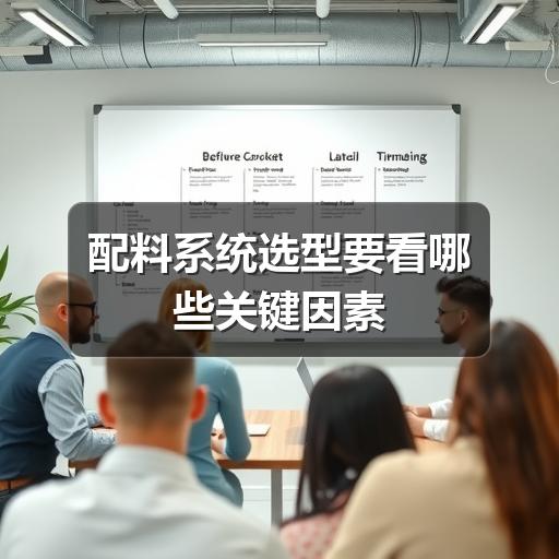配料系统选型要看哪些关键因素