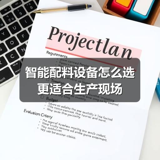 智能配料设备怎么选更适合生产现场(图1) 智能配料设备怎么选更适合生产现场
