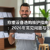 称重设备选购维护指南：2026年常见问题与实用解析