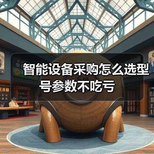 智能设备采购怎么选型号参数不吃亏