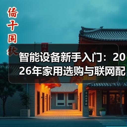 智能设备新手入门：2026年家用选购与联网配置全流程